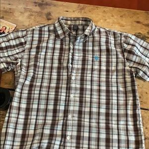 Polo shirt. Fun design. Checkered